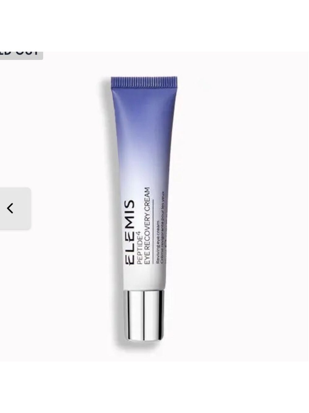 ELEMIS Peptide4 Eye Recovery Cream New In Box